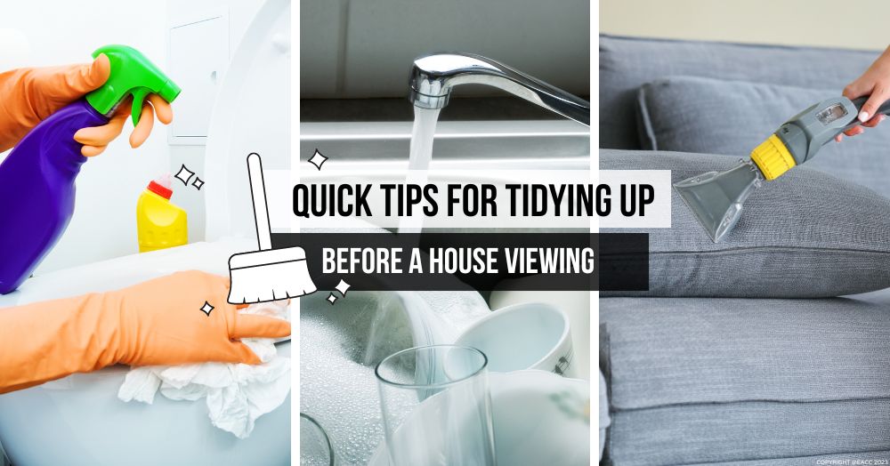 Quick Tips for Tidying Up before a House Viewing